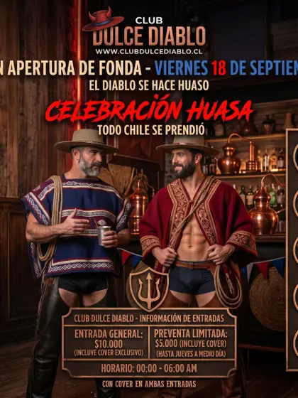 Afiche Gran Apertura de Fonda del 18 de septiembre